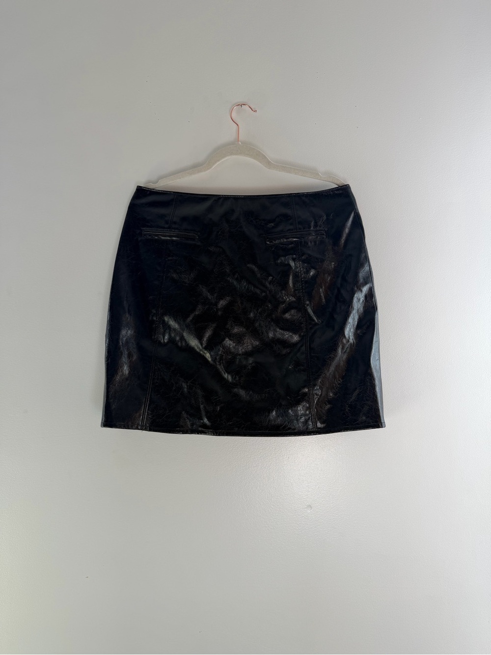 French Connection Leather Mini Skirt